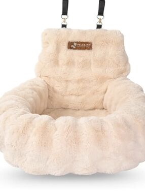 Plush Faux Fur Throw Blanket - Cream